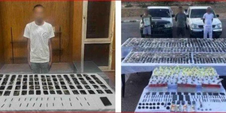 الداخلية تضبط 4 عناصر إجرامية عثر بحوزتهم على مواد مخدرة بجنوب سيناء