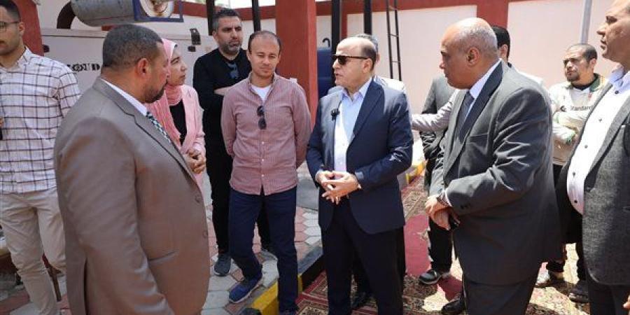 محافظ كفرالشيخ يفتتح محطة رفع صرف صحي قرية الشهابية بطاقة 508 أمتار