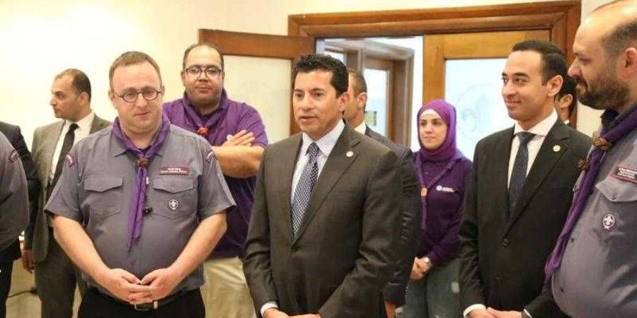 وزير الشباب والرياضة يلتقي الأمين العام للمنظمة العالمية للحركة الكشفية بالإنابة