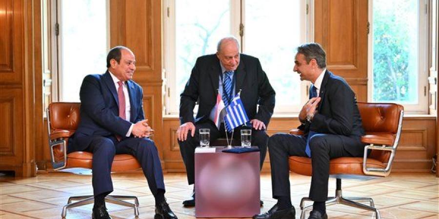 صور ترصد نشاط الرئيس السيسي اليوم في اليونان