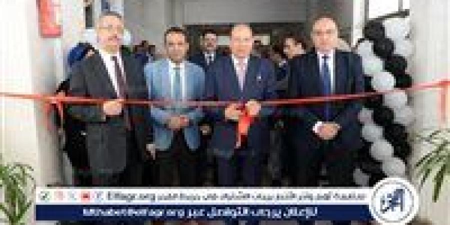رئيس جامعة المنصورة يفتتح مشروعات التطوير والتجديد بالكلية