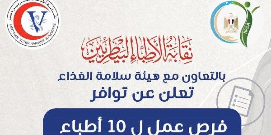 10 فرص عمل للأطباء البيطريين حديثي التخرج.. قدم من هنا