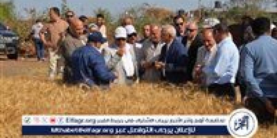محافظ الدقهلية يلتقي المزارعين وسط الحقول ويؤكد: نحتل المركز الثالث على الجمهورية في إنتاج القمح