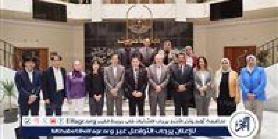 جامعة حلوان تعزز علاقاتها الدولية باستقبال وفد جامعة فوكوي اليابانية