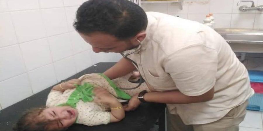 جامعه مدينة السادات تنظم قافلة طبية بقرية بتبس بالمنوفية