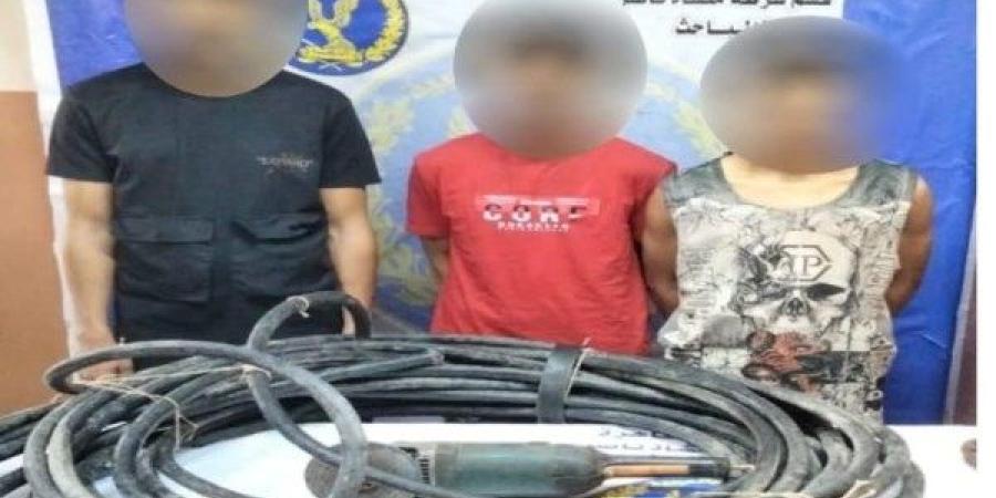 سرقوا النور وهربوا.. تفاصيل سقوط تشكيل كهربائي تخصص في سرقة أعمدة الإنارة