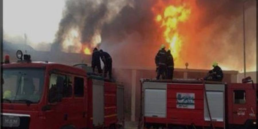 نشوب حريق بعدد من المنازل بقرية أبنهس بالمنوفية