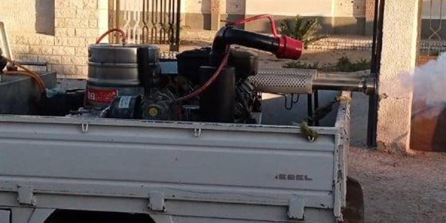 اطلاق حملة لمكافحة الحشرات الطائرة ويرقات البعوض بمدينة بئر العبد