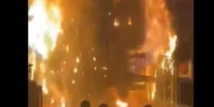 قرار عاجل من محافظ القاهرة بشأن حريق ميدان سفير بمصر الجديدة