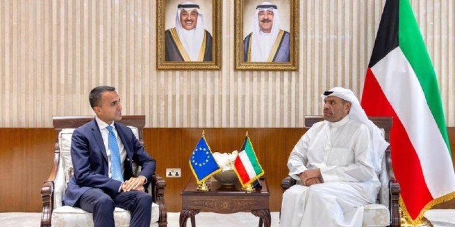 وزير الخارجية الكويتي يلتقي الممثل الخاص للاتحاد الأوروبي لمنطقة الخليج