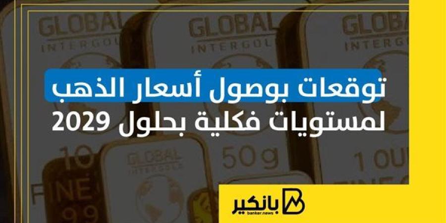 توقعات بوصول أسعار الذهب لمستويات فكلية بحلول 2029 | إنفوجراف