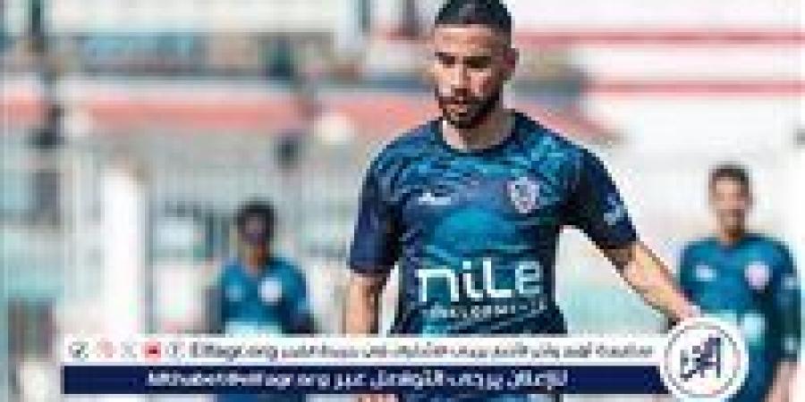 ناصر ماهر يؤدي تدريبات تأهيلية وعلاجية قبل مواجهة بيراميدز