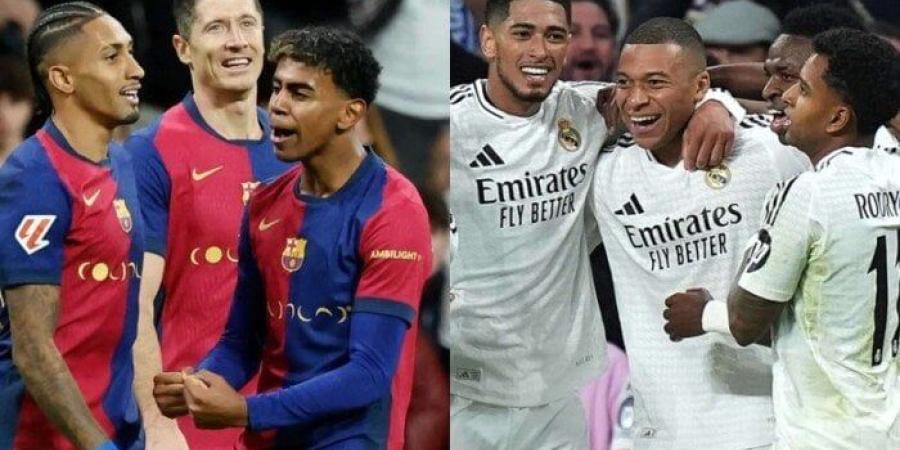 ترتيب الدوري الإسباني بعد فوز برشلونة على ريال مدريد اليوم