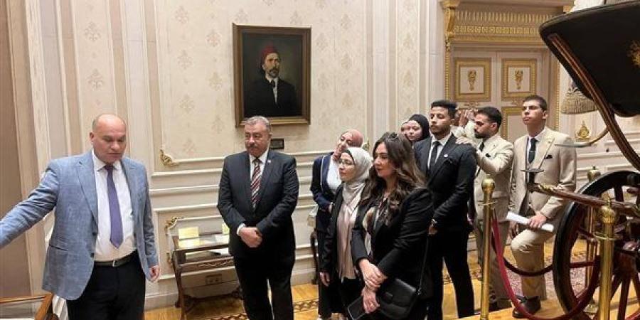 طلاب جامعة بنها في زيارة لمجلس النواب المصري