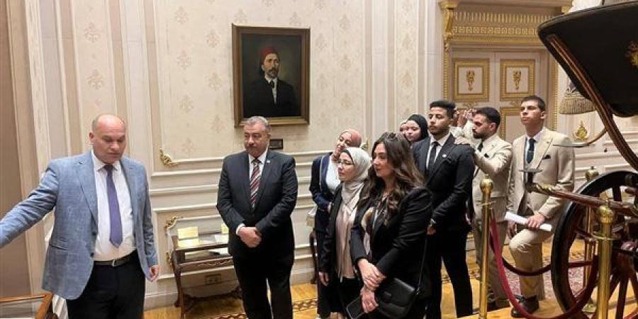 طلاب جامعة بنها في زيارة لمجلس النواب المصري