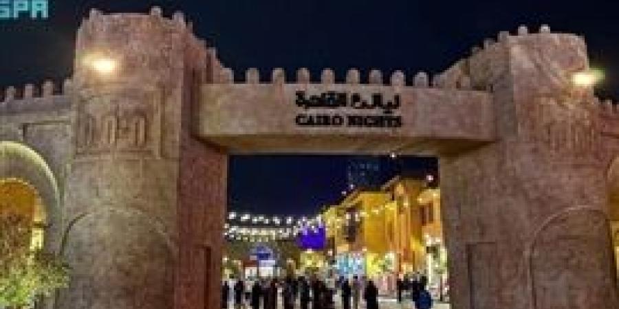منطقة "ليالي القاهرة" في سيتي ووك بجدة تنقل الأجواء المصرية لزوارها