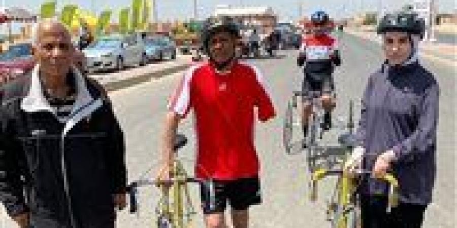 3 لاعبين من ذوي الهمم بالفيوم يستعدون لبطولة إفريقيا للدراجات