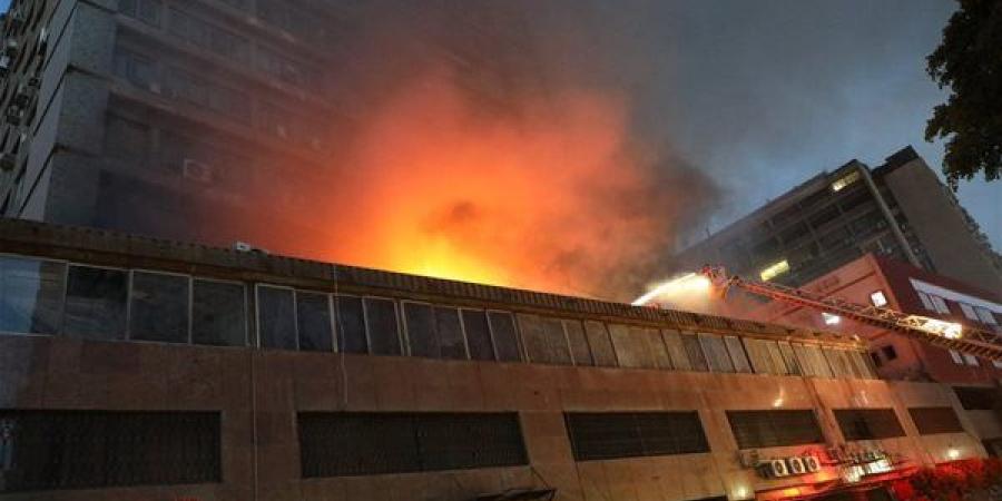 خسائر تقدر بـ 2 مليون جنيه في حريق مطعم مصر الجديدة