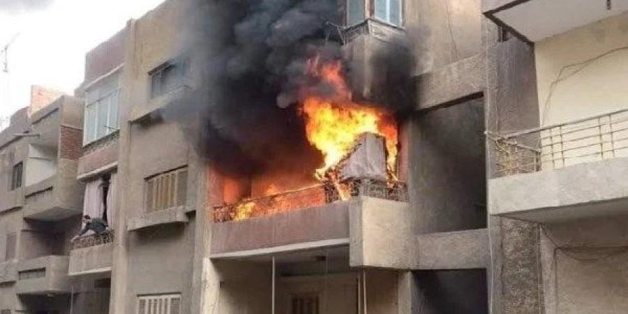 بقت كوم تراب….بسبب ماس كهربائي إندلاع حريق بشقتين بالدقهلية
