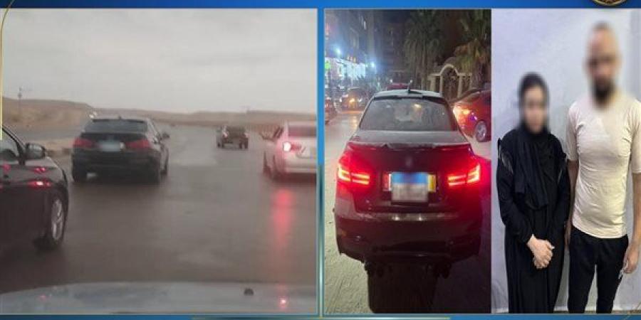 ظنوه خاطفًا.. مطاردة مثيرة لسائق وطليقته على الطريق السريع بالجيزة