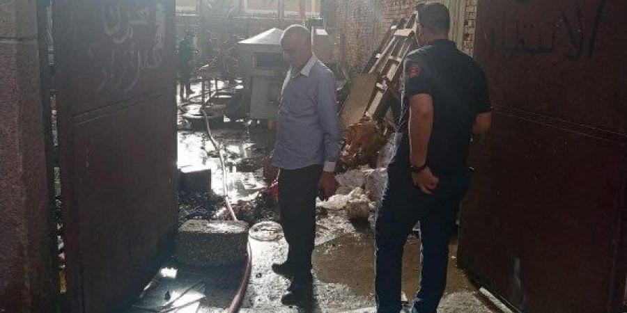 السيطرة على حريق بمخزن مصنع حلويات في القليوبية