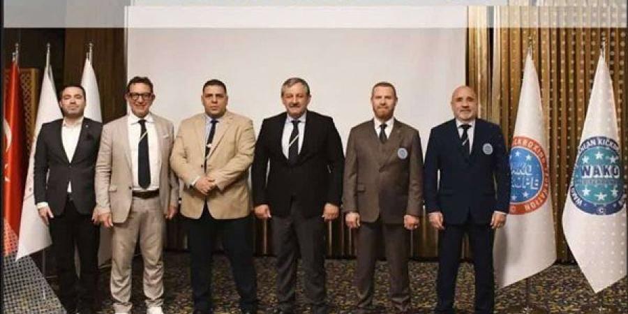 محمد صبيح يفوز بعضوية المكتب التنفيذي لاتحاد البحر المتوسط للكيك بوكسينج