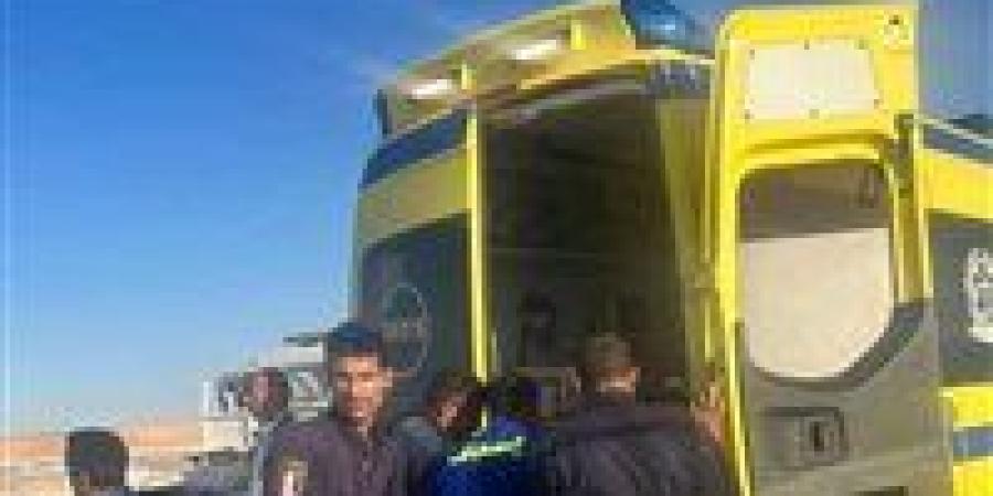 إصابة 6 أشخاص إثر انقلاب ميكروباص بالطريق الإقليمى