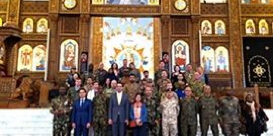القوات المسلحة تنظم زيارة للملحقين العسكريين العرب والأجانب المعتمدين بجمهورية مصر العربية