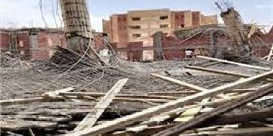 مصرع وإصابة 5 أشخاص فى انهيار سقف مسجد تحت الإنشاء ببنى سويف