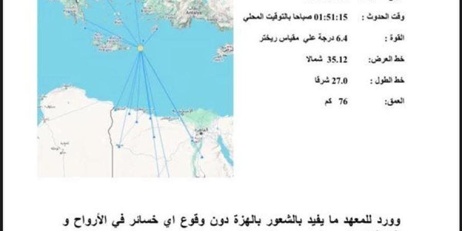 "البحوث الفلكية": زلزال اليوم من أقوى الكوارث الطبيعية التي يشهدها كوكب الأرض