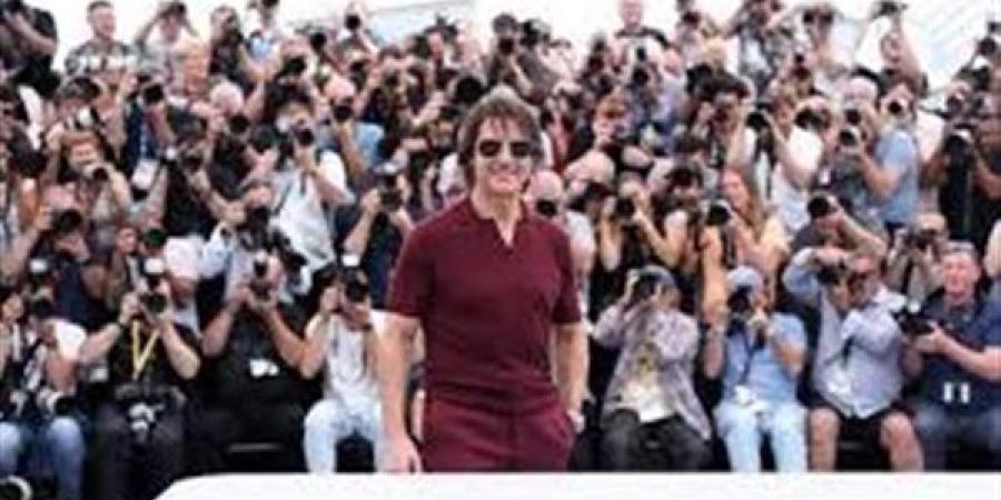 قبل عرض فيلمه.. توم كروز يشارك في جلسة تصوير بمهرجان كان السينمائي الدولي