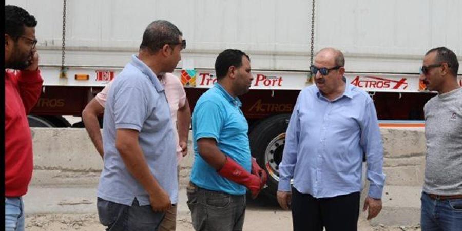 رئيس صرف صحي الإسكندرية يتفقد محطات رفع غرب المدينة