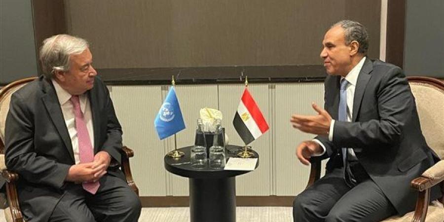 "عبد العاطي" يؤكد لـ"جويتريش": ضرورة التوصل لوقف إطلاق النار ورفع الحصار عن غزة