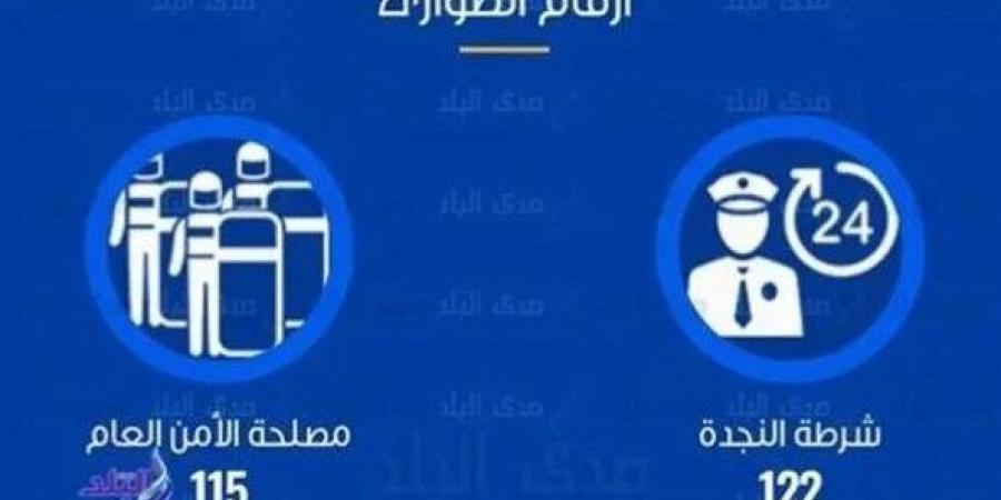 احفظها على موبايلك.. أرقام تحتاجها فى حالة الطوارئ
