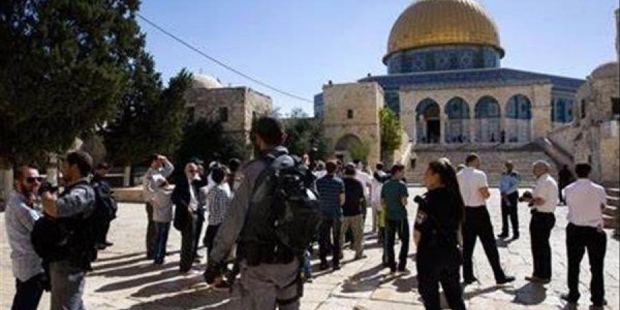 عشرات المستوطنين الإسرائيليين يقتحمون باحات المسجد الأقصى بحماية شرطة الاحتلال