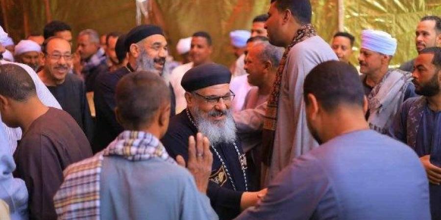 أخبار قنا| مراكز متقدمة لمديرية التعليم.. قساوسة يشاركون فى افتتاح مسجد السنادقة
