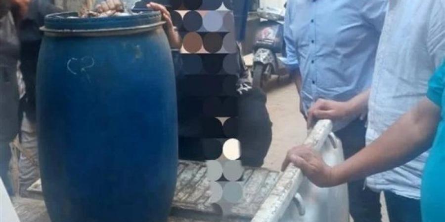 ضبط 200 كيلو أسماك مملحة غير صالحة للاستهلاك الآدمي بالمنوفية