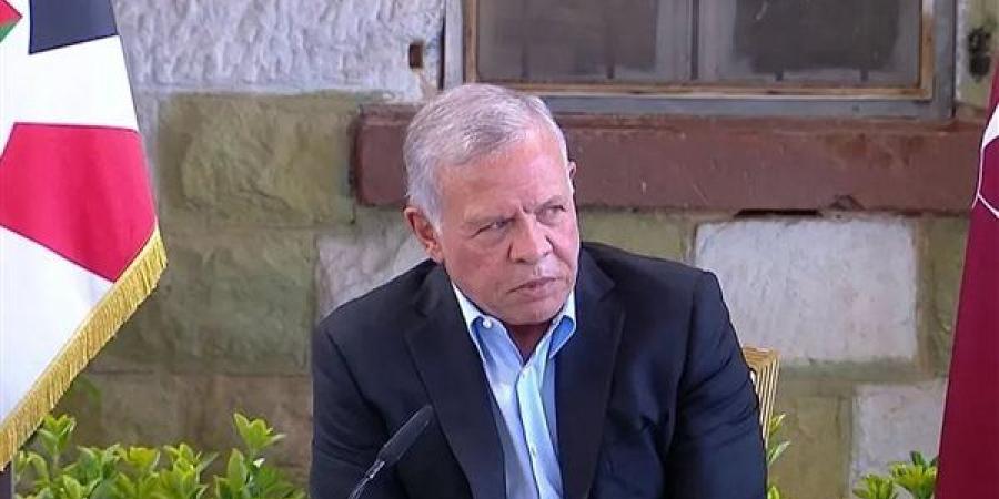 عاهل الأردن يؤكد ضرورة إنهاء الحرب على غزة وضمان إدخال المساعدات الإنسانية