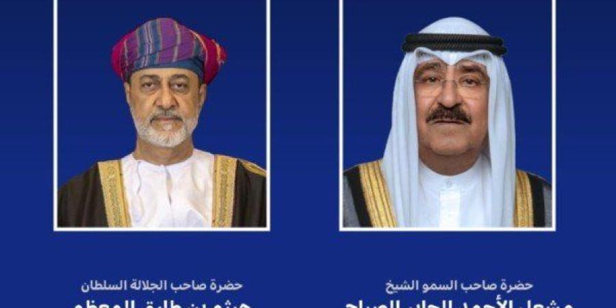 أميرالكويت يعزي سلطان عمان بوفاة والدة حرمه