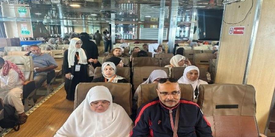 الفوج الثاني من حجاج البر يغادر ميناء نويبع البحري نحو الأراضي المقدسة