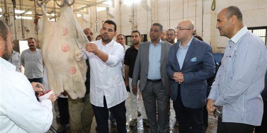 محافظ بني سويف يتفقد مجزر ناصر استعدادا لاستقبال عيد الأضحى