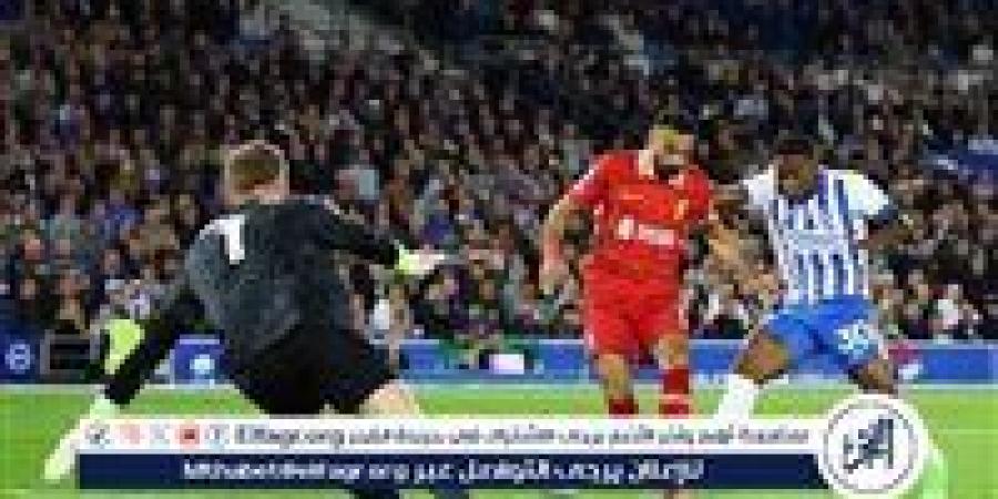نتيجة وملخص أهداف مباراة ليفربول ضد برايتون في الدوري الإنجليزي