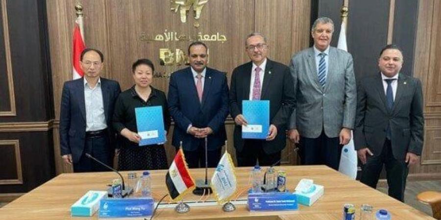 جامعة بنها الأهلية تعزز شراكاتها الدولية بتوقيع بروتوكولات تعاون مع جامعات صينية