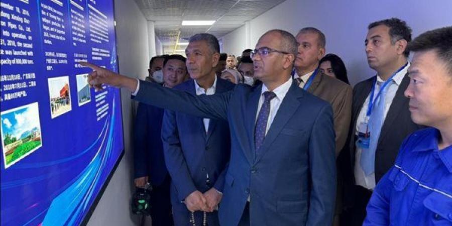 نائب وزير الإسكان يتفقد مصنع "شين شينج" الصيني لمواسير الدكتايل