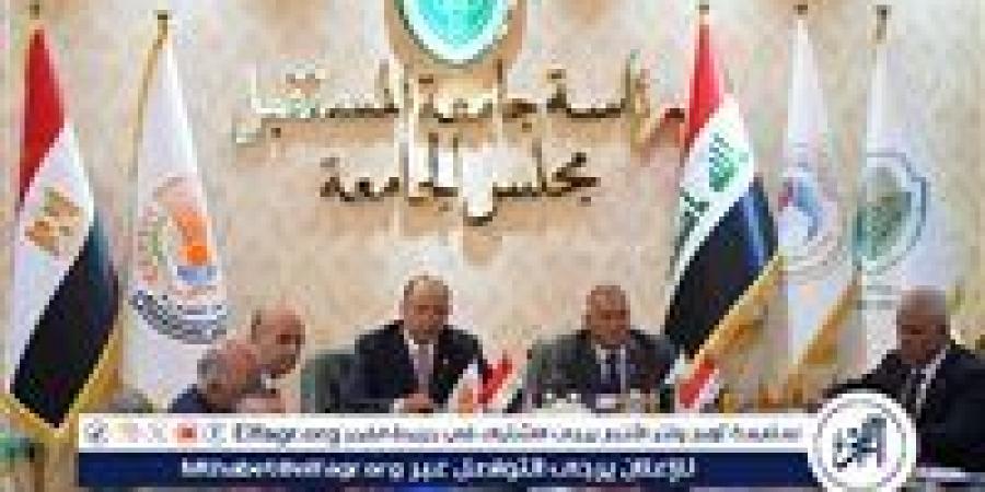 رئيس جامعة المنصورة يزور جامعة المستقبل بجمهورية العراق لتعزيز سبل التعاون