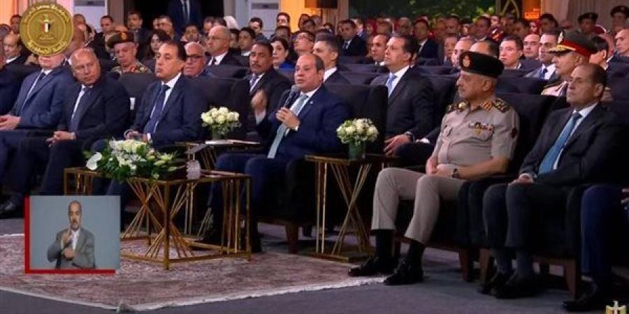 الرئيس السيسي يشهد افتتاح عددا من المشروعات الزراعية