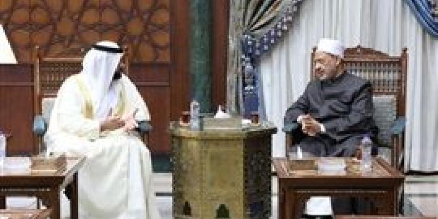 شيخ الأزهر يستقبل ولي عهد الفجيرة