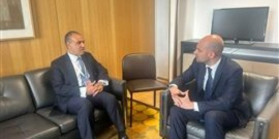 وزير الخارجية والهجرة يلتقى مع وزير خارجية فرنسا