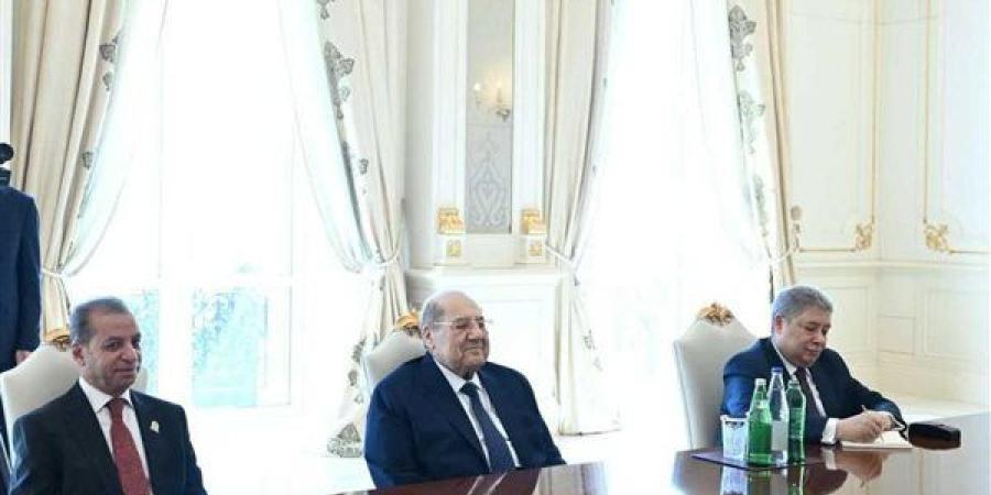 عبد الرازق يلتقي رئيس أذربيجان في باكو