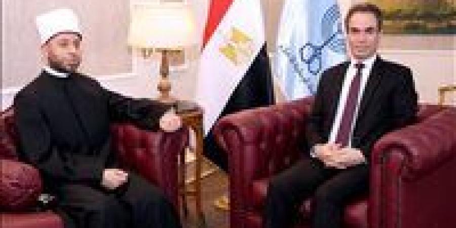 وزير الأوقاف في ماسبيرو لتسجيل حلقات برنامج حديث الروح في دورته الجديدة